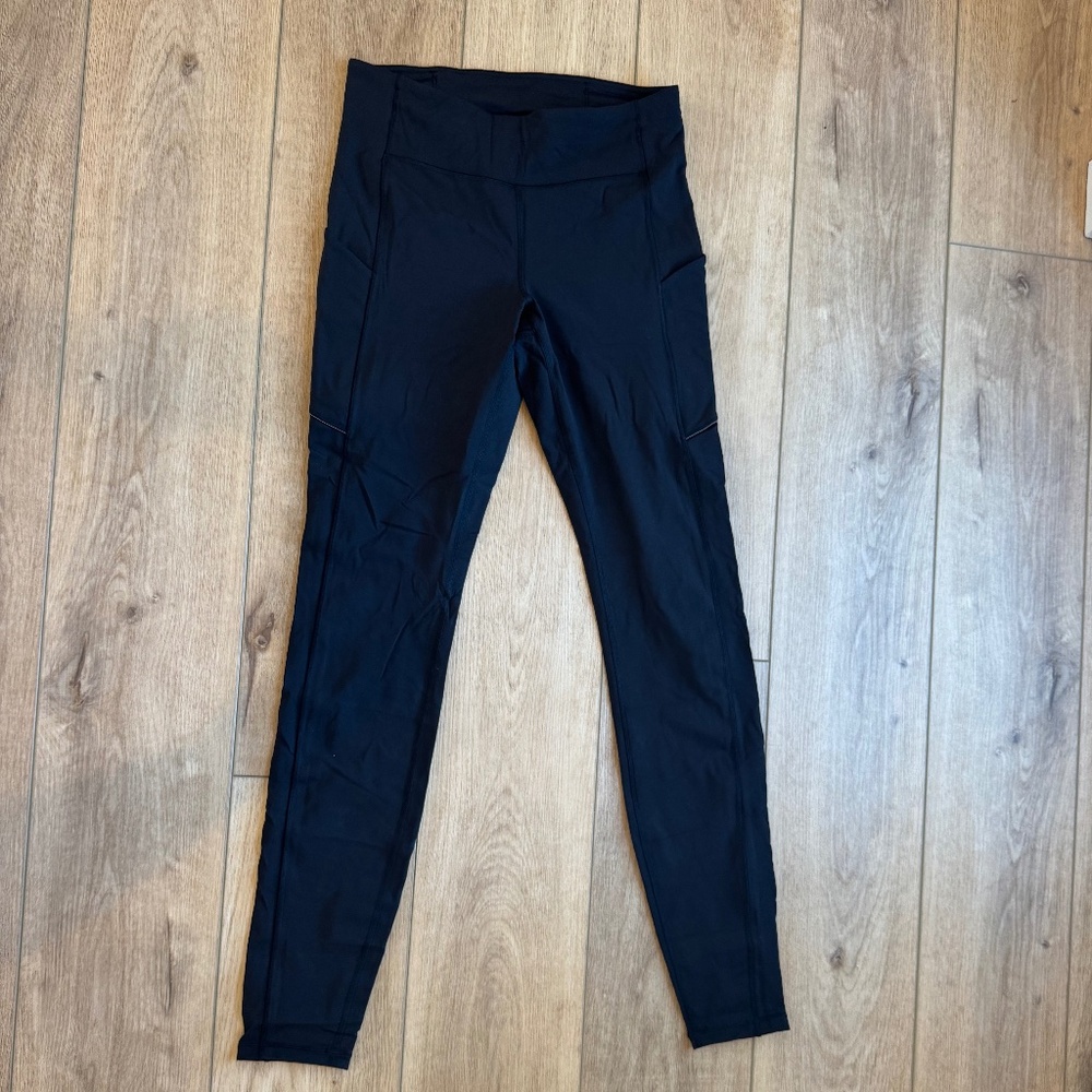 Lululemon black leggings - 8 tall